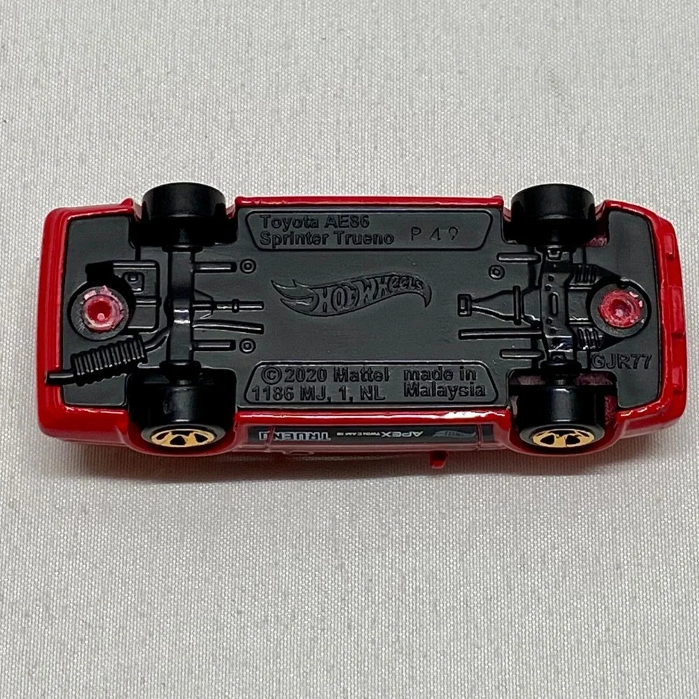 Hot Wheels Toyota AE86 Trueno Red 1:64 Die-cast Model Car‎ Loose EUC 2021